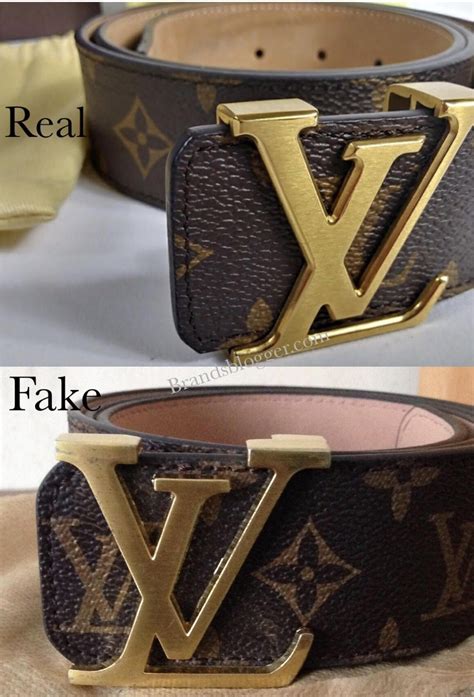 how to spot a fake lv belt